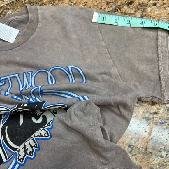 Fleetwood Mac Unisex Taupe Stone Washed T-Shirt Tee Rock Band Penguins Cotton S - Picture 6 of 9